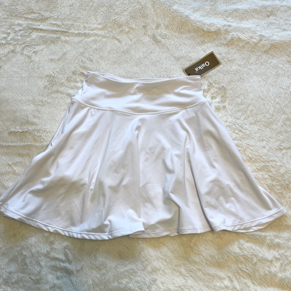 White Tennis Skort